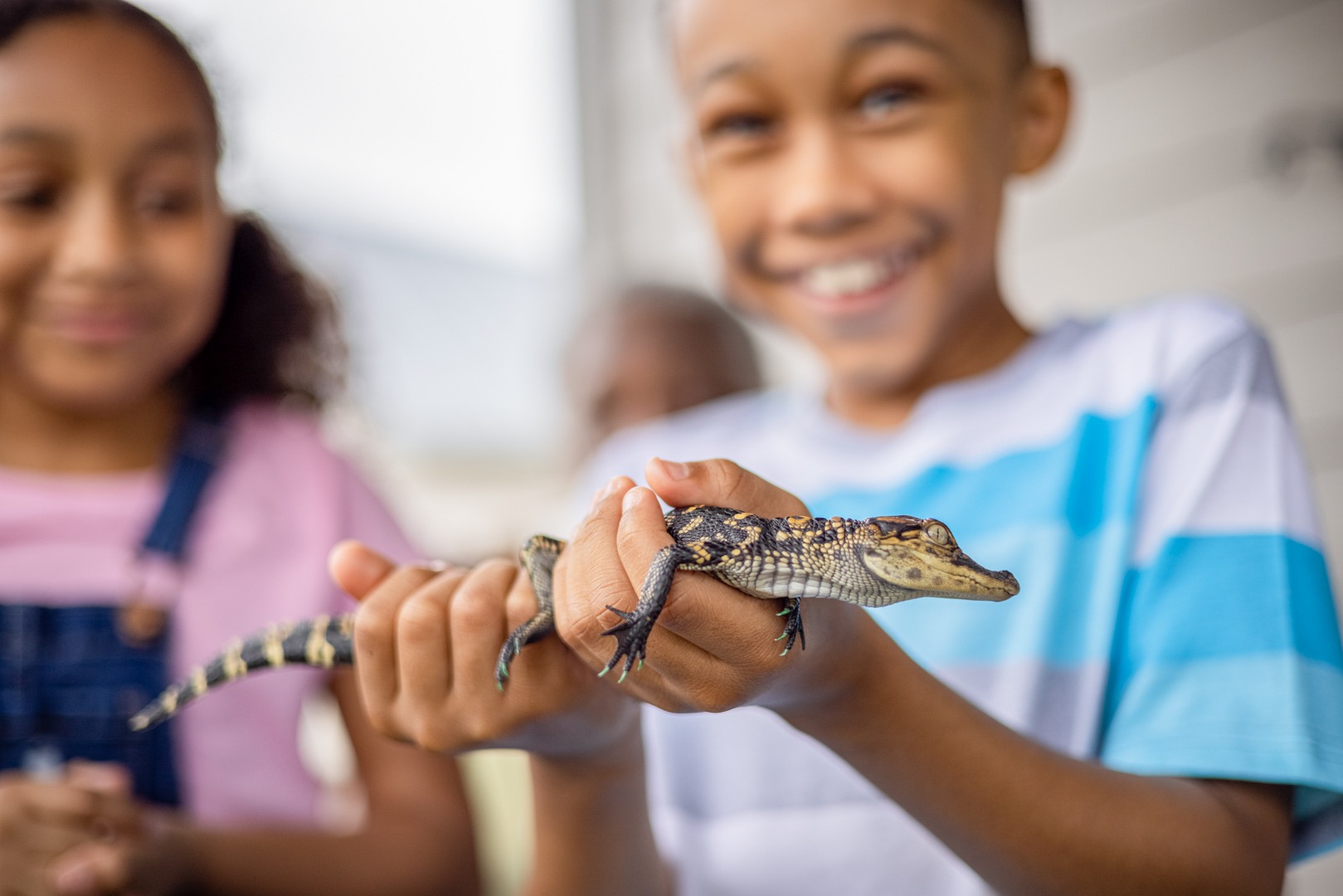 Kids with Gator