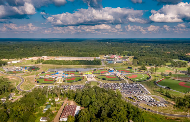 Ruston Sports Complex Aerial