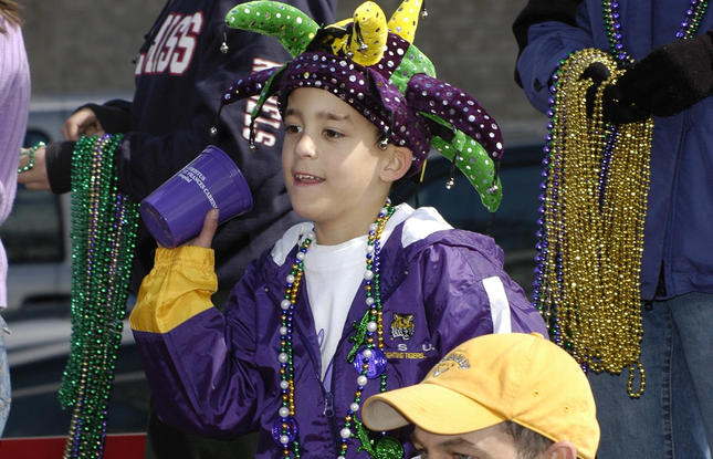 Mardi gras parades in north/central louisiana