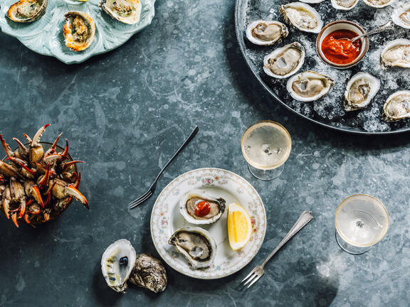 Louisiana Oyster feast