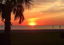 Sunset over Cypremort Point